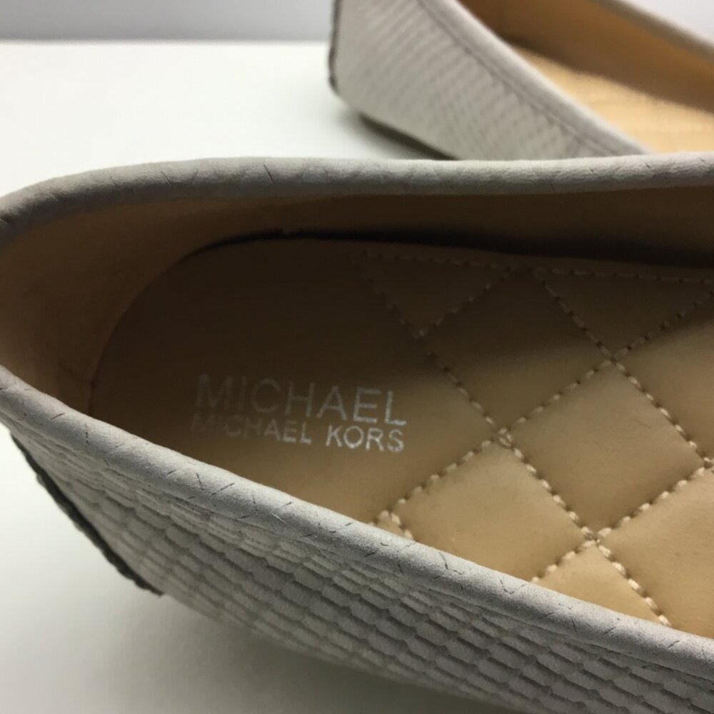 Michael Kors Lilac Loafers with Silver Logo Size 8‎ - Picture 2 of 9